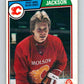1983-84 O-Pee-Chee #84 Jim Jackson  RC Rookie Calgary Flames  V26976