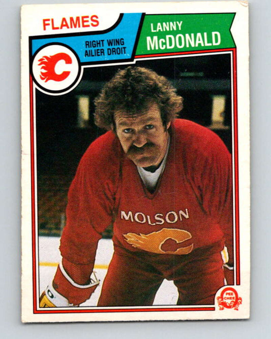 1983-84 O-Pee-Chee #87 Lanny McDonald  Calgary Flames  V26991