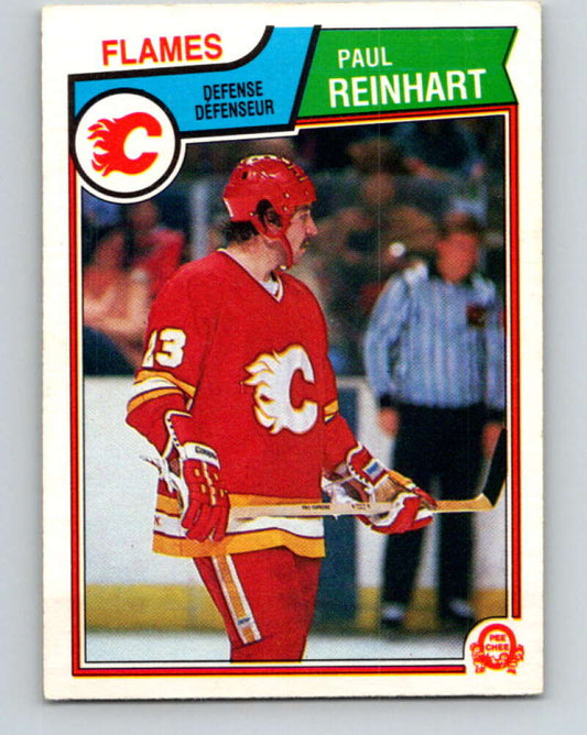 1983-84 O-Pee-Chee #91 Paul Reinhart  Calgary Flames  V26999