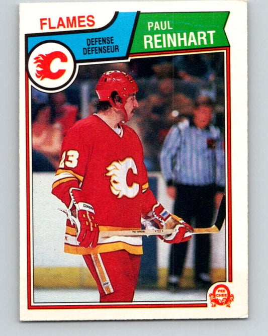 1983-84 O-Pee-Chee #91 Paul Reinhart  Calgary Flames  V27000
