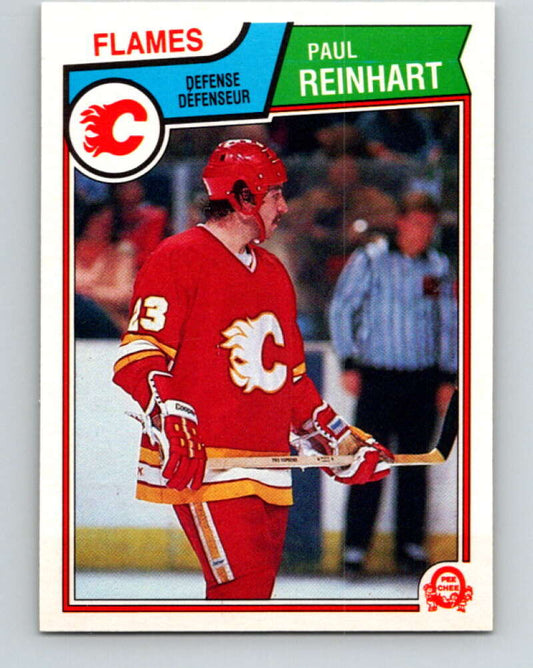 1983-84 O-Pee-Chee #91 Paul Reinhart  Calgary Flames  V27004