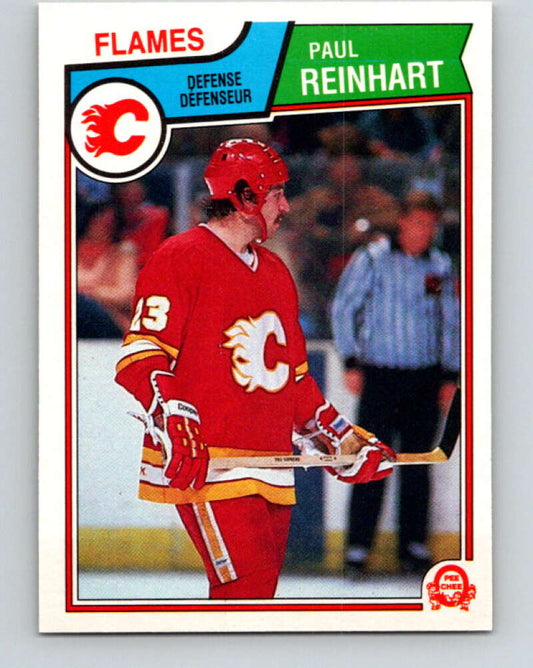 1983-84 O-Pee-Chee #91 Paul Reinhart  Calgary Flames  V27005