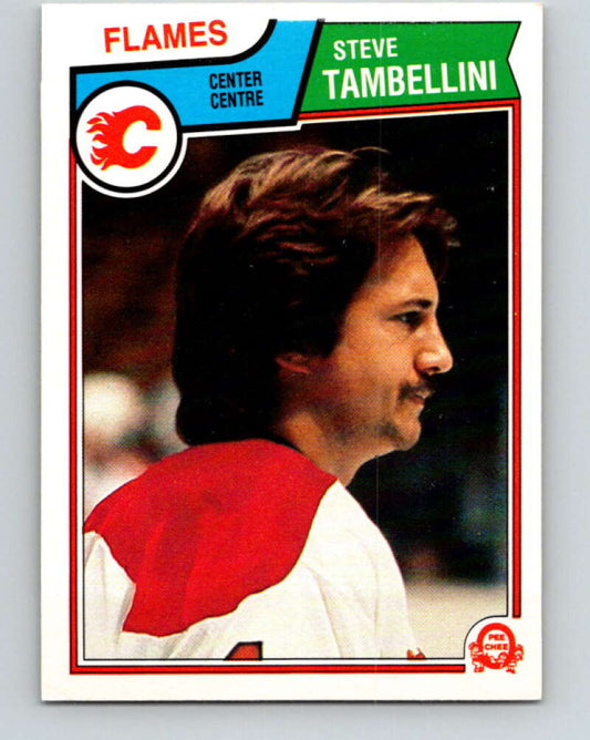 1983-84 O-Pee-Chee #93 Steve Tambellini  Calgary Flames  V27007