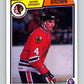 1983-84 O-Pee-Chee #98 Keith Brown  Chicago Blackhawks  V27021