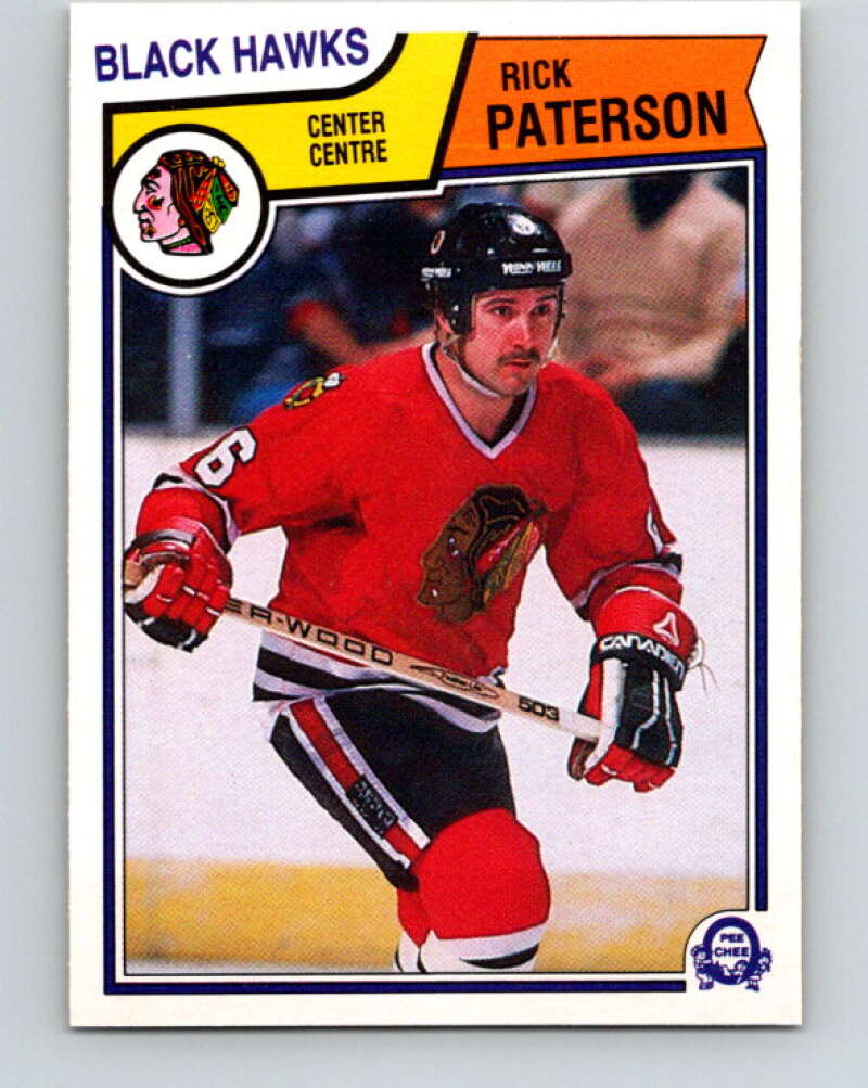 1983-84 O-Pee-Chee #109 Rick Paterson RC Rookie Blackhawks  V27057