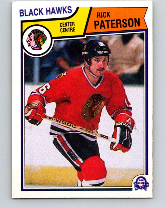 1983-84 O-Pee-Chee #109 Rick Paterson RC Rookie Blackhawks  V27059
