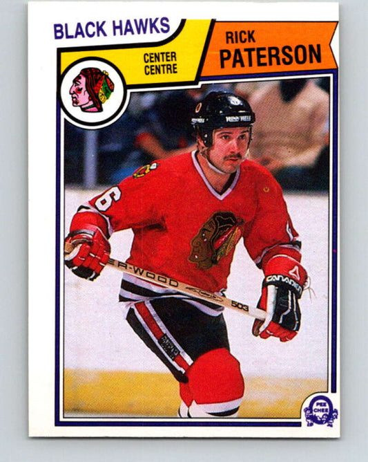 1983-84 O-Pee-Chee #109 Rick Paterson RC Rookie Blackhawks  V27061