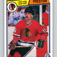 1983-84 O-Pee-Chee #110 Rich Preston  Chicago Blackhawks  V27062