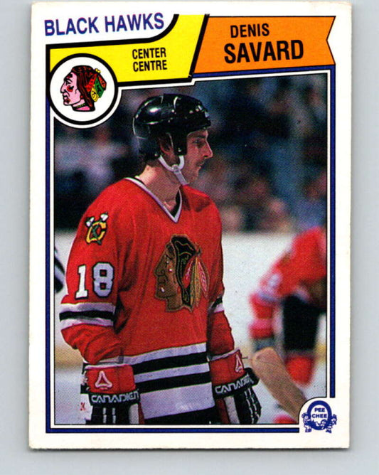 1983-84 O-Pee-Chee #111 Denis Savard  Chicago Blackhawks  V27065