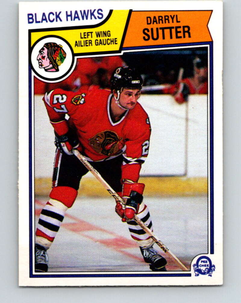 1983-84 O-Pee-Chee #113 Darryl Sutter  Chicago Blackhawks  V27073