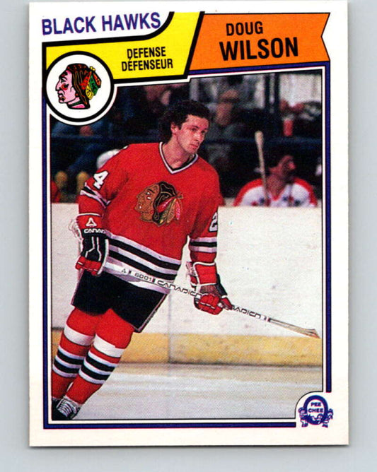 1983-84 O-Pee-Chee #114 Doug Wilson  Chicago Blackhawks  V27077