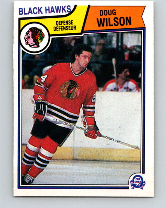 1983-84 O-Pee-Chee #114 Doug Wilson  Chicago Blackhawks  V27078