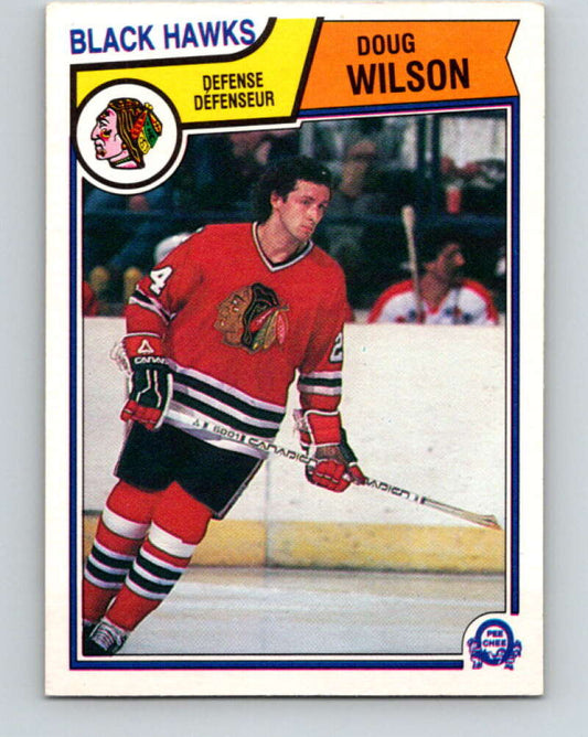 1983-84 O-Pee-Chee #114 Doug Wilson  Chicago Blackhawks  V27079