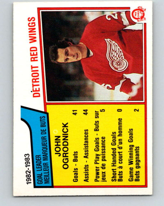 1983-84 O-Pee-Chee #115 John Ogrodnick TL  Detroit Red Wings  V27081