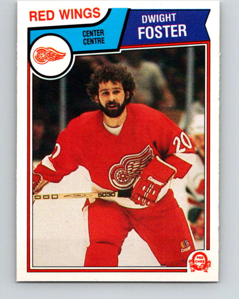 1983-84 O-Pee-Chee #122 Dwight Foster  Detroit Red Wings  V27102