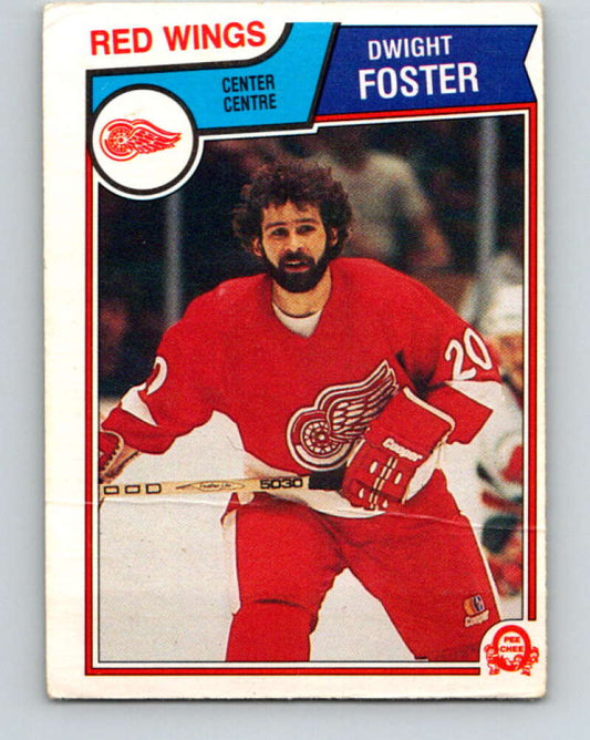 1983-84 O-Pee-Chee #122 Dwight Foster  Detroit Red Wings  V27105