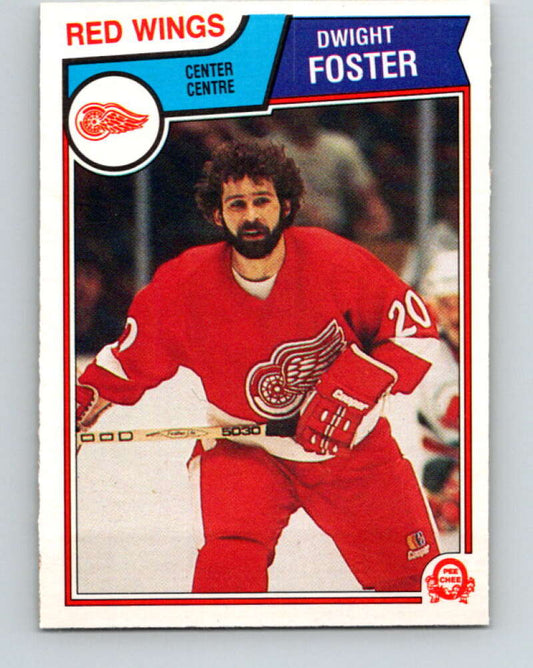 1983-84 O-Pee-Chee #122 Dwight Foster  Detroit Red Wings  V27106