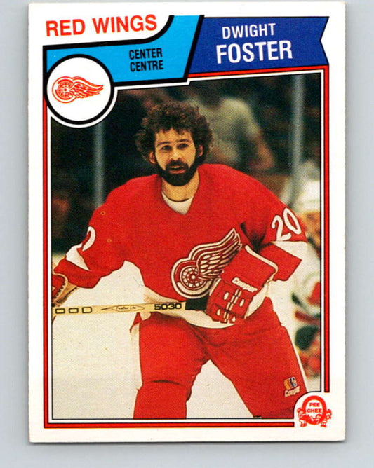 1983-84 O-Pee-Chee #122 Dwight Foster  Detroit Red Wings  V27107