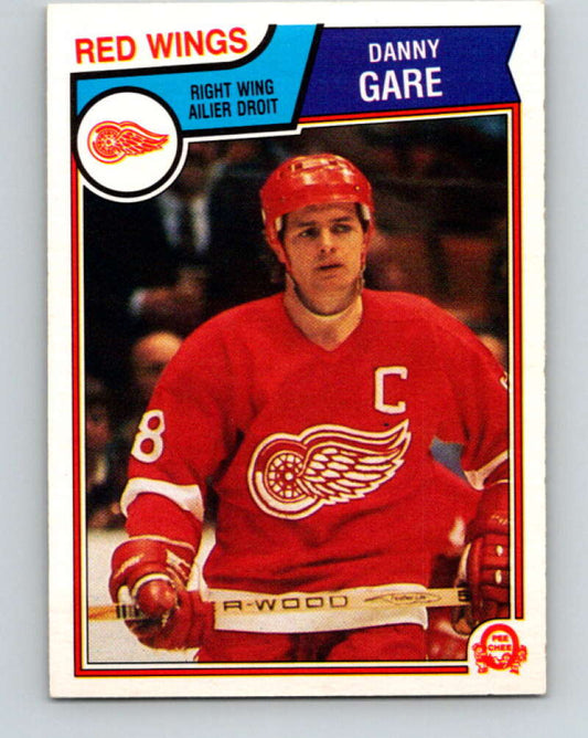 1983-84 O-Pee-Chee #123 Danny Gare  Detroit Red Wings  V27110