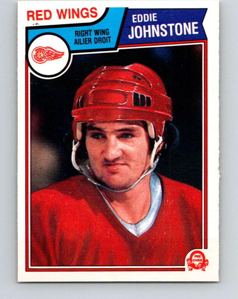 1983-84 O-Pee-Chee #124 Ed Johnstone  Detroit Red Wings  V27111