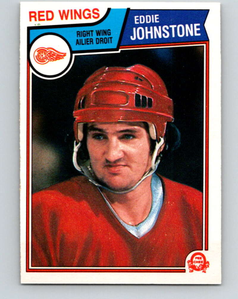 1983-84 O-Pee-Chee #124 Ed Johnstone  Detroit Red Wings  V27112