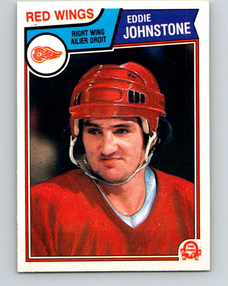 1983-84 O-Pee-Chee #124 Ed Johnstone  Detroit Red Wings  V27113