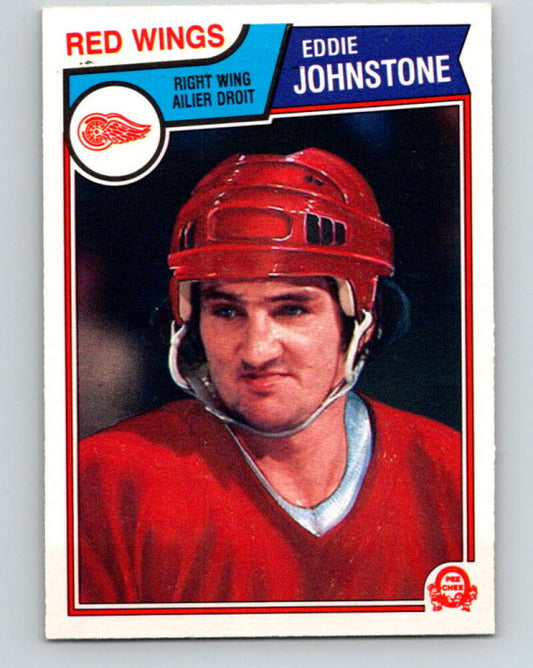 1983-84 O-Pee-Chee #124 Ed Johnstone  Detroit Red Wings  V27115