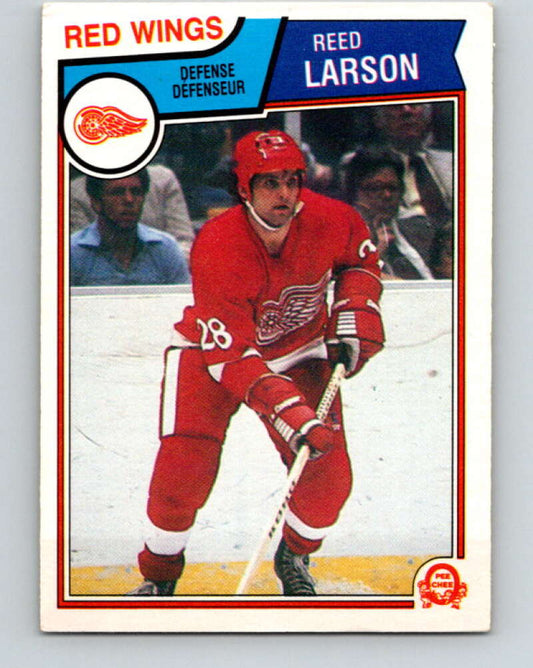 1983-84 O-Pee-Chee #125 Reed Larson  Detroit Red Wings  V27121