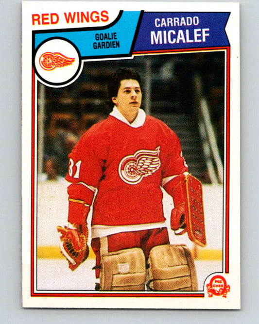 1983-84 O-Pee-Chee #126 Corrado Micalef RC Rookie Red Wings  V27126