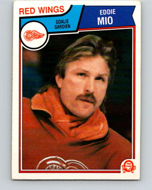 1983-84 O-Pee-Chee #127 Eddie Mio  Detroit Red Wings  V27129