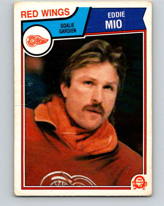 1983-84 O-Pee-Chee #127 Eddie Mio  Detroit Red Wings  V27130