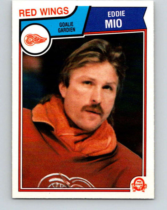 1983-84 O-Pee-Chee #127 Eddie Mio  Detroit Red Wings  V27131