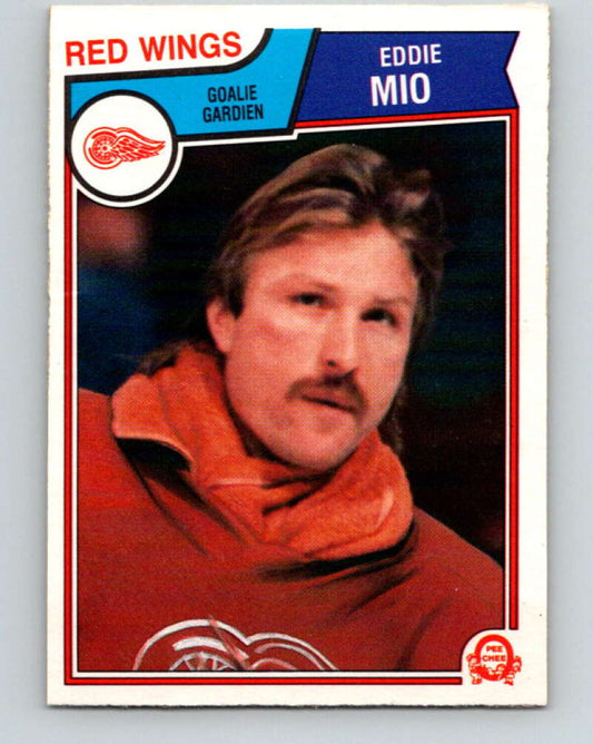 1983-84 O-Pee-Chee #127 Eddie Mio  Detroit Red Wings  V27132