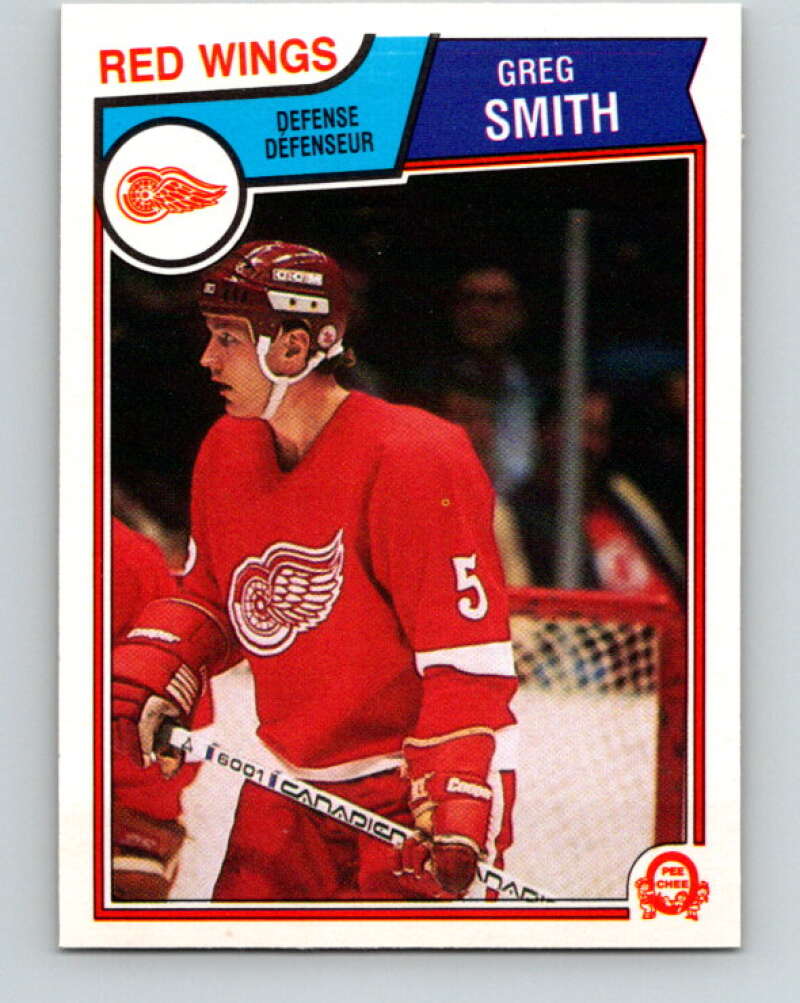 1983-84 O-Pee-Chee #130 Greg Smith  Detroit Red Wings  V27141