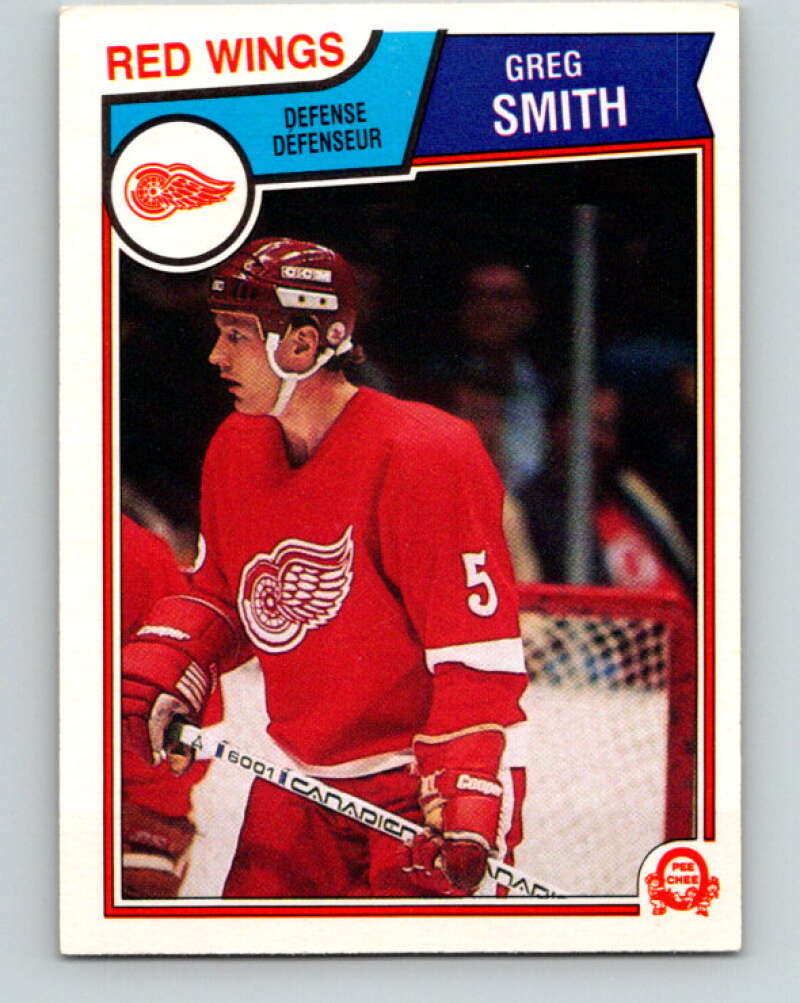 1983-84 O-Pee-Chee #130 Greg Smith  Detroit Red Wings  V27143