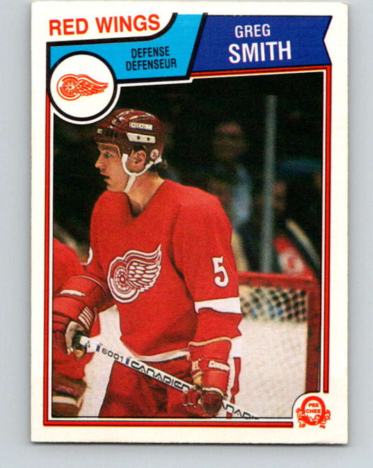 1983-84 O-Pee-Chee #130 Greg Smith  Detroit Red Wings  V27146