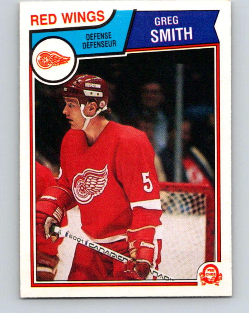 1983-84 O-Pee-Chee #130 Greg Smith  Detroit Red Wings  V27147