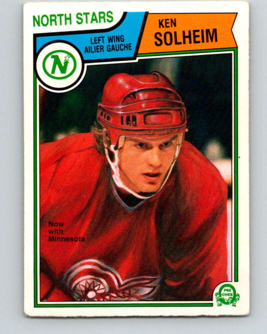 1983-84 O-Pee-Chee #131 Ken Solheim  RC Rookie North Stars  V27149