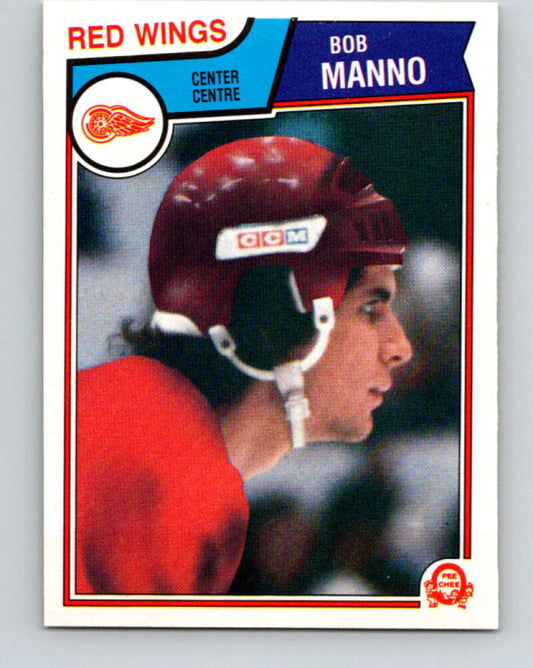 1983-84 O-Pee-Chee #132 Bob Manno  Detroit Red Wings  V27150