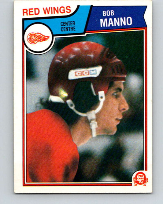 1983-84 O-Pee-Chee #132 Bob Manno  Detroit Red Wings  V27152