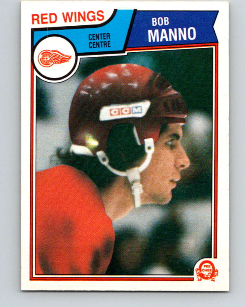 1983-84 O-Pee-Chee #132 Bob Manno  Detroit Red Wings  V27154