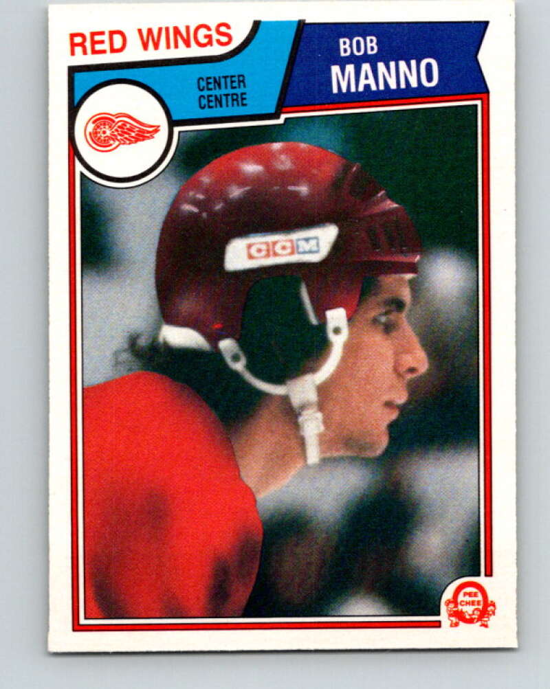 1983-84 O-Pee-Chee #132 Bob Manno  Detroit Red Wings  V27155