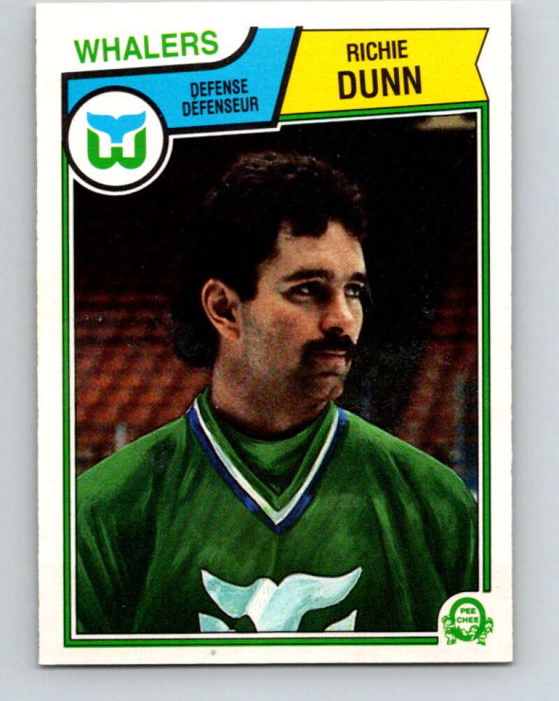 1983-84 O-Pee-Chee #137 Richie Dunn  Hartford Whalers  V27166