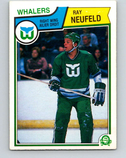 1983-84 O-Pee-Chee #144 Ray Neufeld  RC Rookie Hartford Whalers  V27193