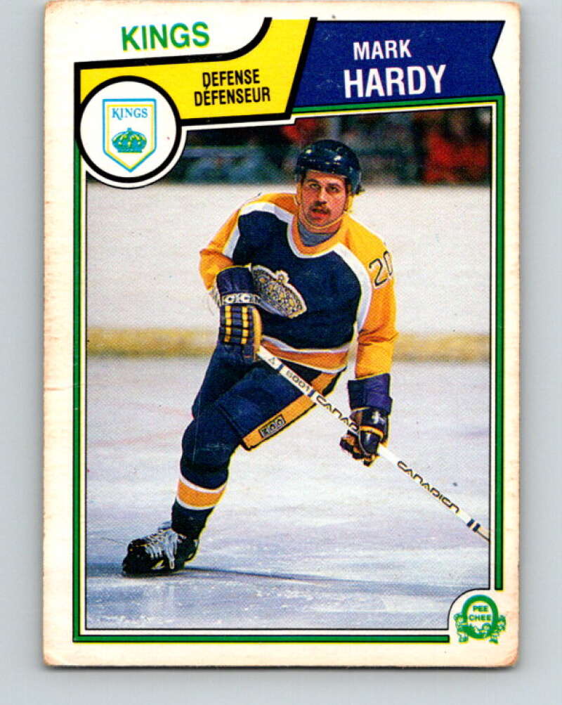 1983-84 O-Pee-Chee #155 Mark Hardy  Los Angeles Kings  V27237