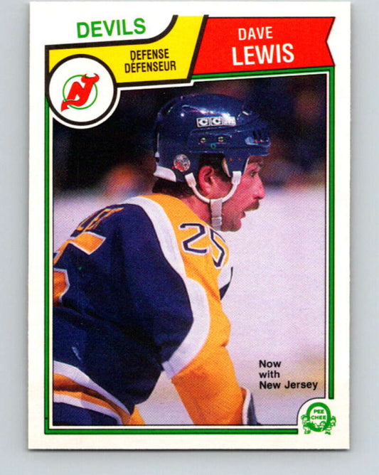 1983-84 O-Pee-Chee #158 Dave Lewis  Los Angeles Kings  V27253