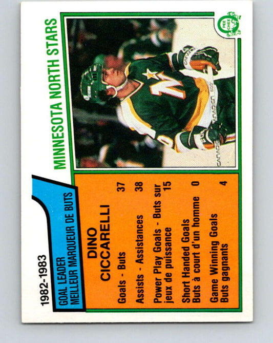 1983-84 O-Pee-Chee #164 Dino Ciccarelli TL  Minnesota North Stars  V25940