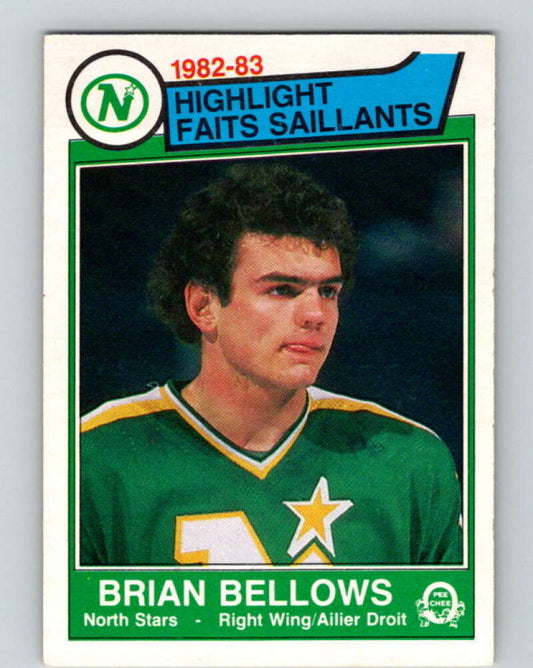1983-84 O-Pee-Chee #165 Brian Bellows HL  Minnesota North Stars  V25942
