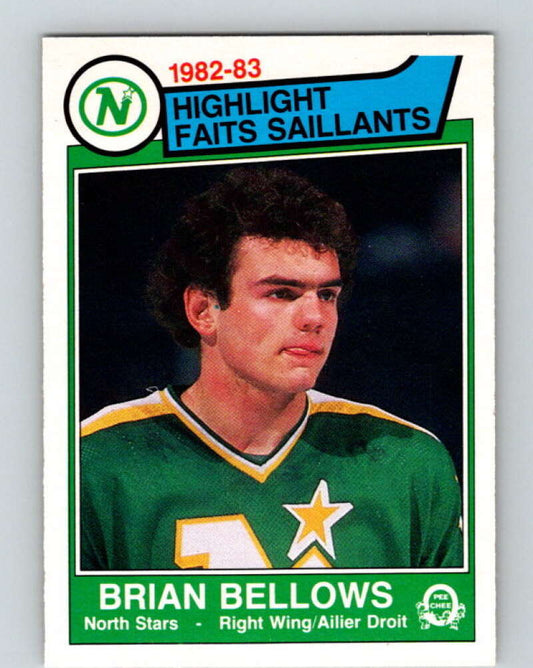 1983-84 O-Pee-Chee #165 Brian Bellows HL  Minnesota North Stars  V25946