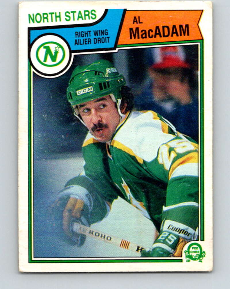 1983-84 O-Pee-Chee #173 Al MacAdam  Minnesota North Stars  V27280